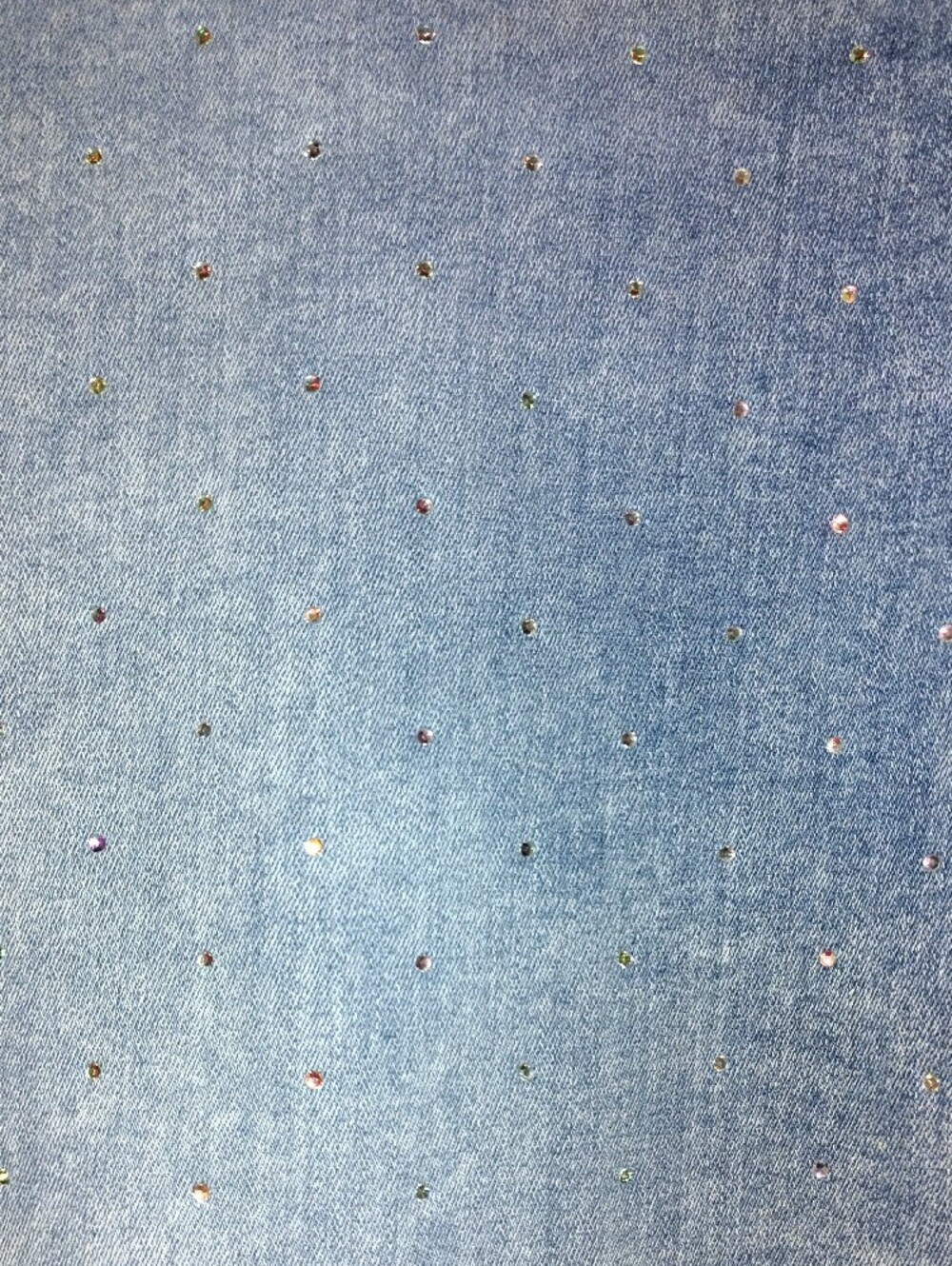 Bombshell Light Blue Rhinestone Jeans - Picture 2 of 10